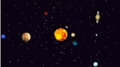 Scratch Solar System Simulation