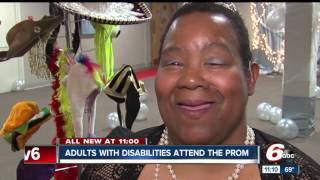 Adults with disabilities attend prom