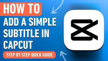 How to add a simple Subtitle in Capcut PC & Mac [2024] Easy Tutorial
