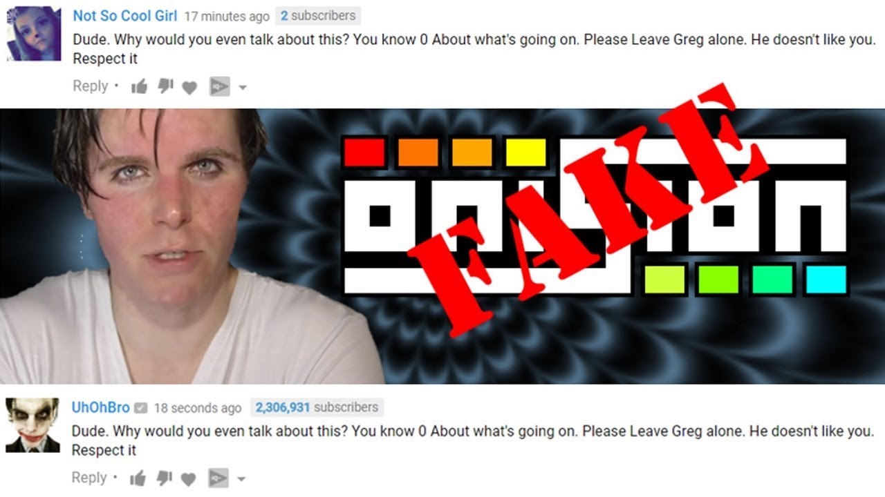 Onision has FAKE Accounts On YouTube With PROOF!