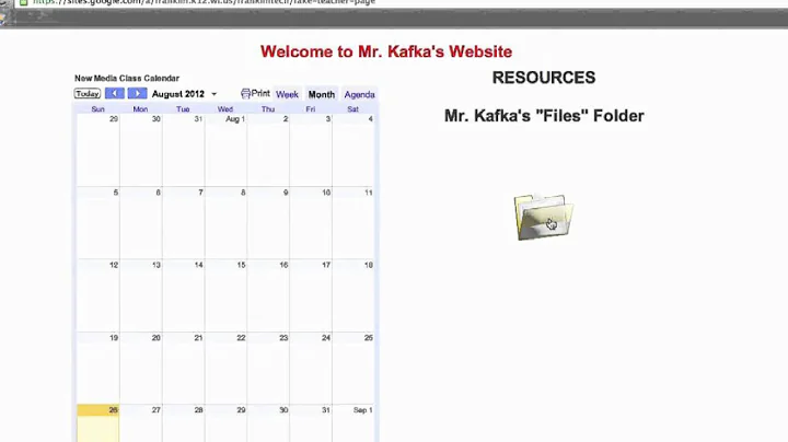 Google Drive -Teacher Shared Folder