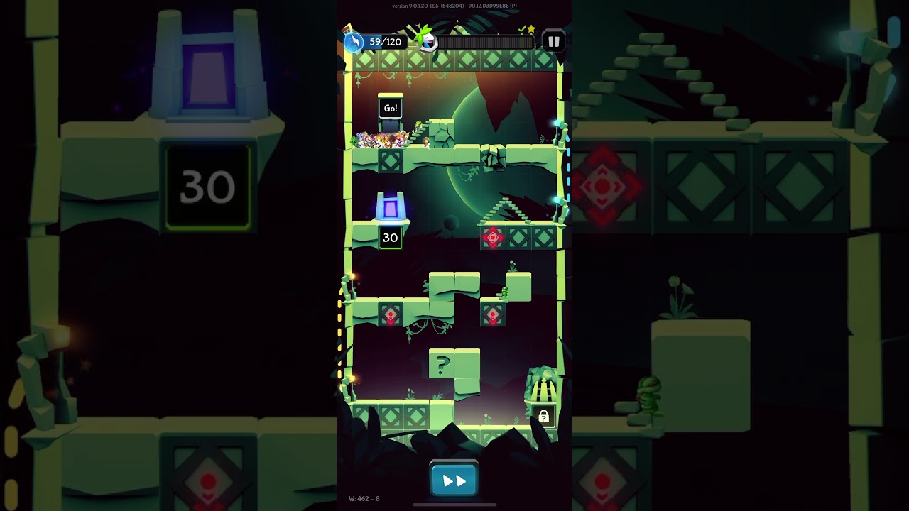 Lemmings W 462 - 8. - My guide saved all the lemmings