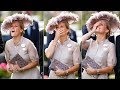 Sophie of Wessex can&#39;t hide her emotions as she watches the racing action at Ascot