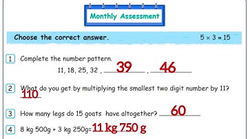 EE 4th std Maths Term 2 Monthly assessment workbook answers/ 4th maths Workbook answers 