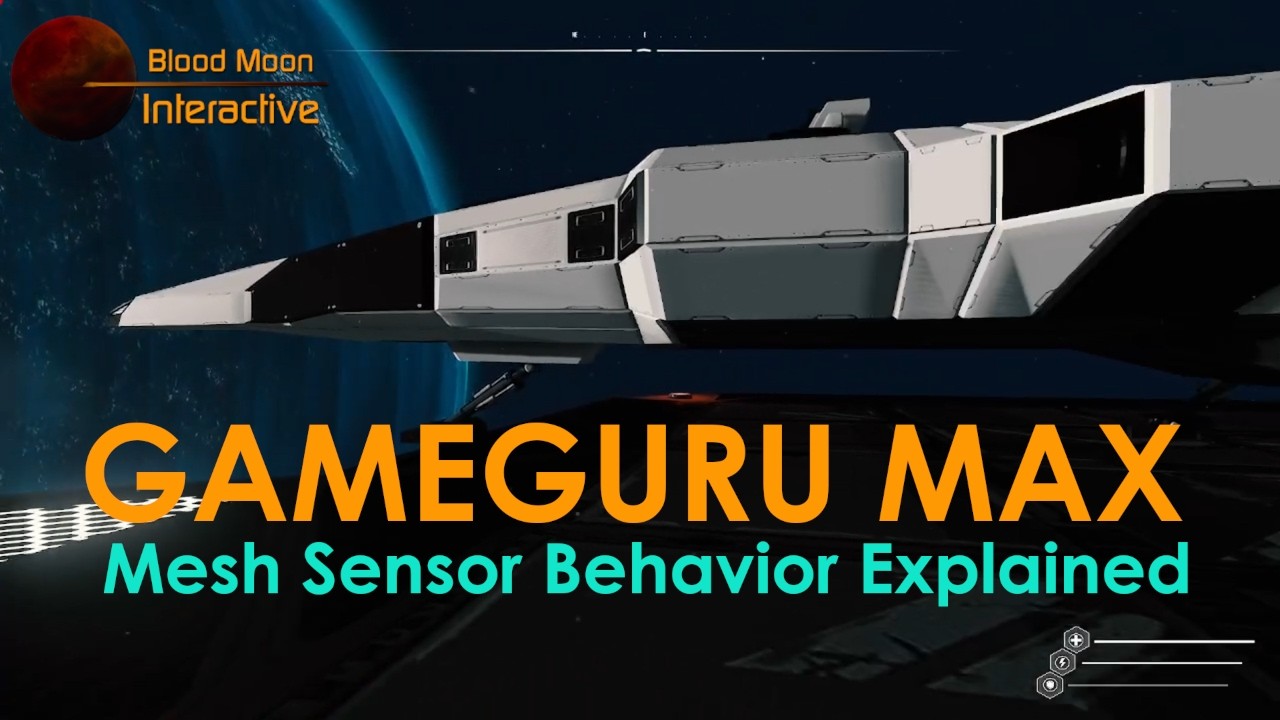 GameGuru Max Tutorial - Mesh Sensor Behavior Explained - YouTube