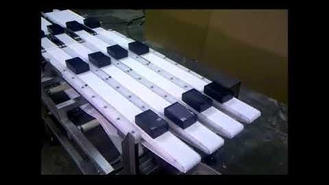 4 Lane Checkweigher with Retracting Head Rejects