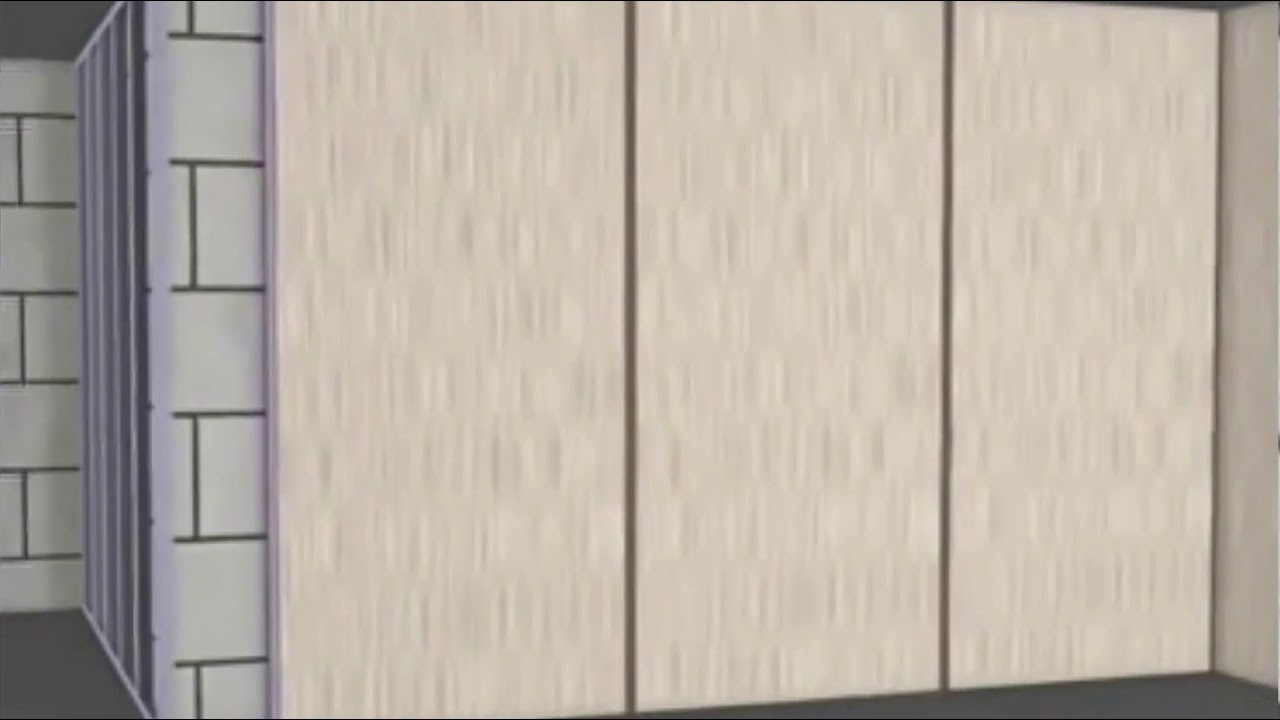 Монтаж стеновой панели - YouTube