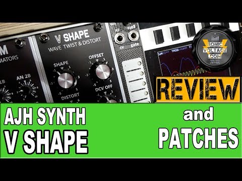 AJH Synth V Shape Review Waveshaper Distortion Eurorack Module Demo Tutorial