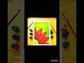 Easy Flower Painting for Beginners | Poster Colors | Satisfying Art #shorts