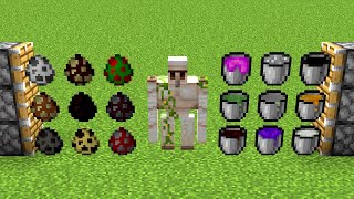 x1000 minecraft eggs and x100 iron golem and x1000 new buckets combined