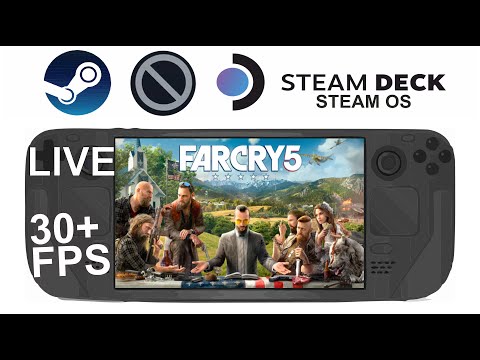 Far Cry 5 on Steam Deck/OS in 800p 30+Fps (Live)