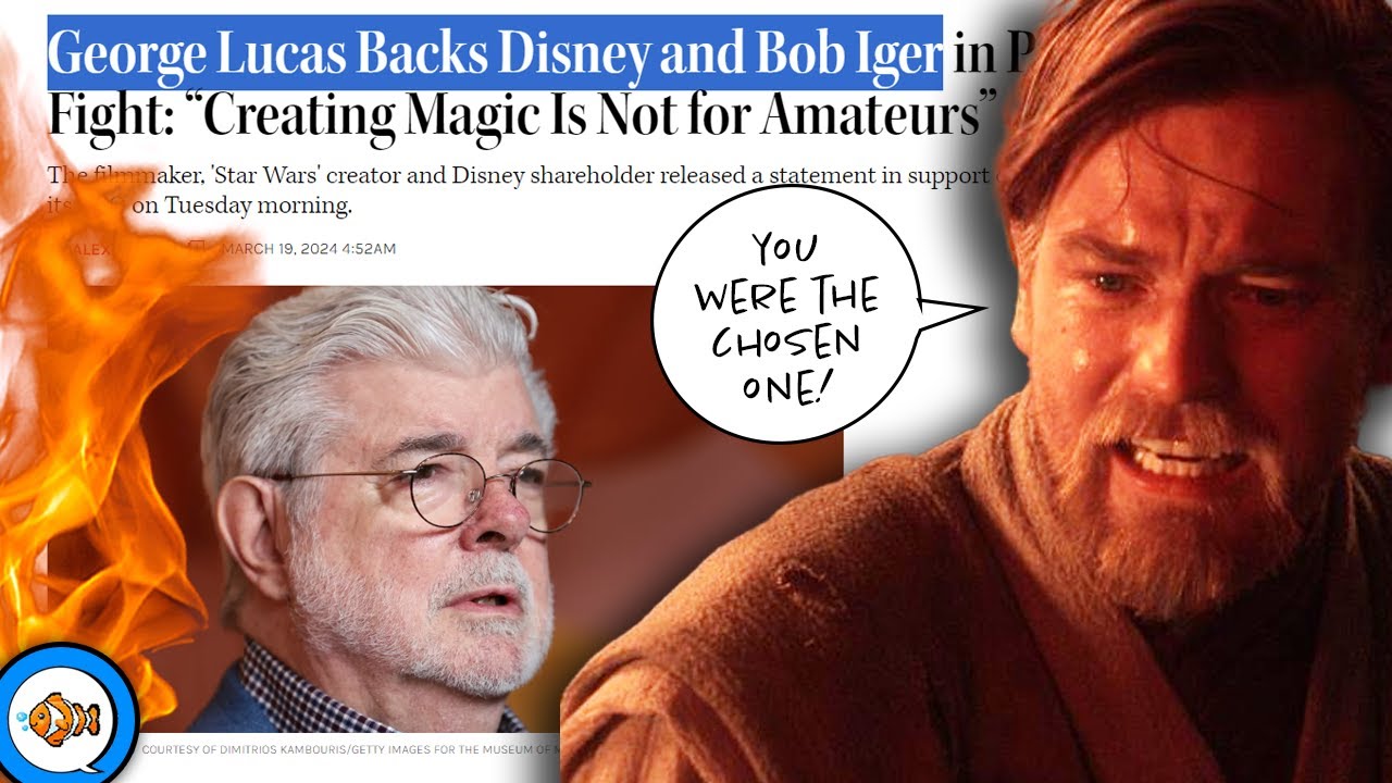 George Lucas SUPPORTS Disney Board and PRAISES Bob Iger?!