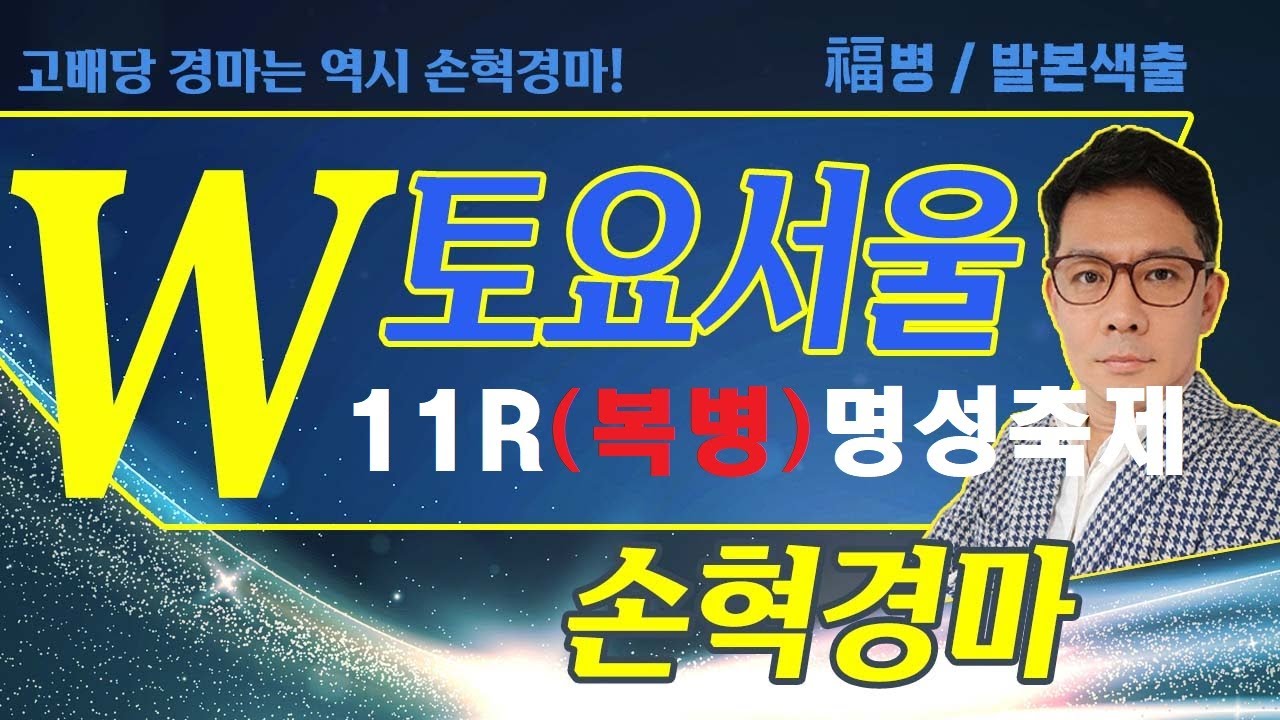 고배당 경마는 역시 손혁 경마 12/20(토)서울 복병마 내용을 확인해 보세요!!
