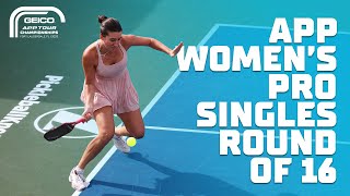 Women's Pro Singles Round of 16 - Domenika Turkovic vs Amber Policare | GEICO APP Tour Championships