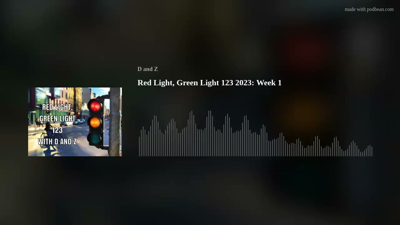 Red Light, Green Light 123 2023: Week 1