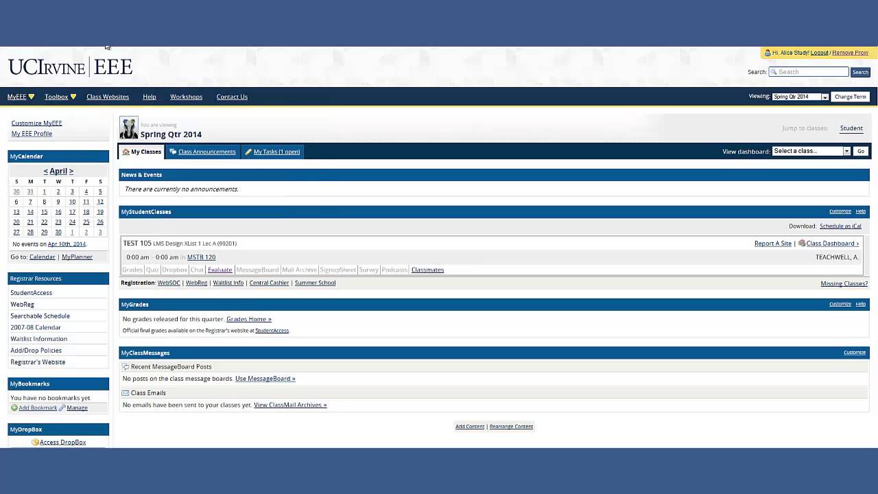 EEE Course Evaluations