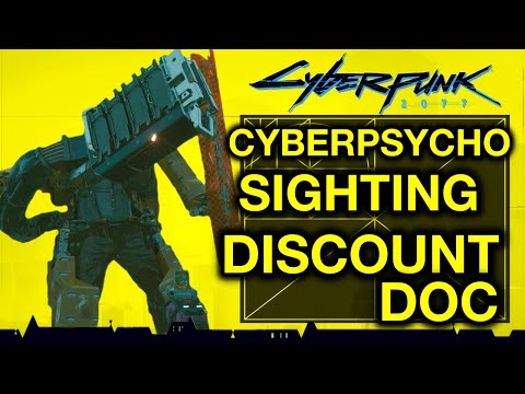 Cyberpunk 2077 - Cyberpsycho Sighting Discount Doc - Chase Coley Boss Fight - Side Job