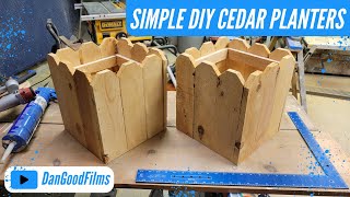 Cedar Fence Picket Planter | $15 DIY Project