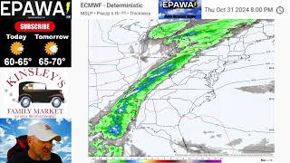 Monday October 28th, 2024 video forecast