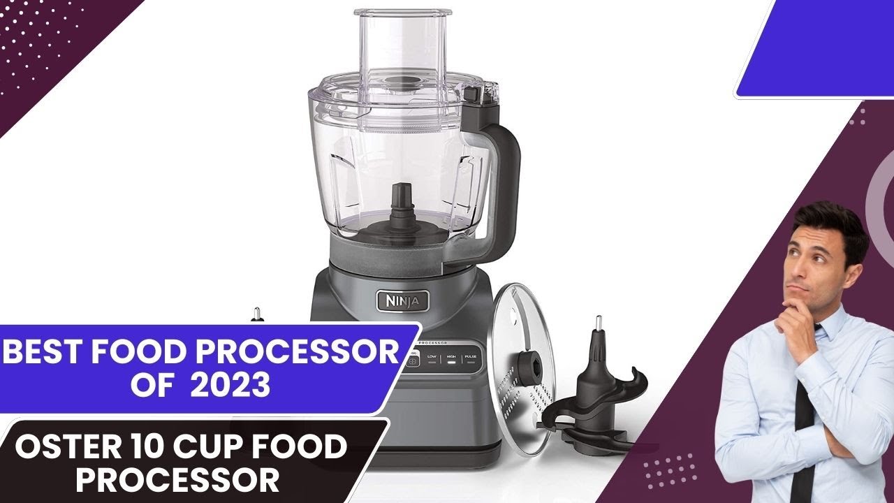 Tileon 10-Cup 2-Speed Black Food Processor AYBSZHD1330 - The Home