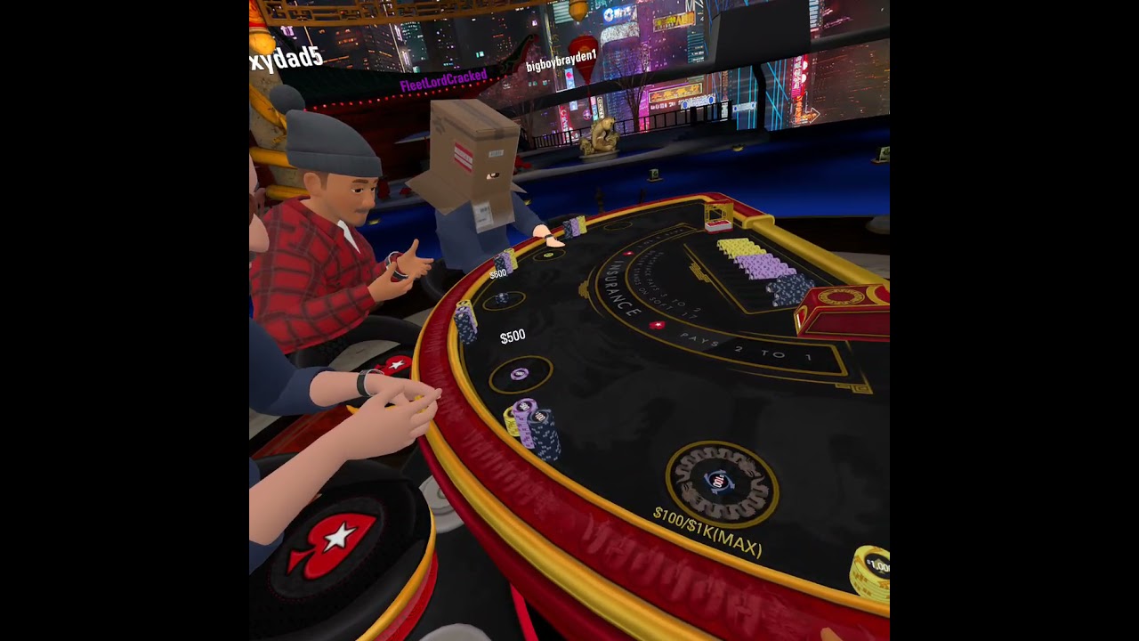 pokerstars vr blackjack