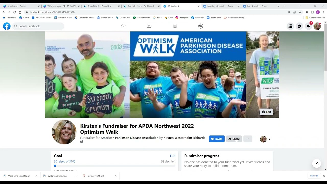 How to share your Facebook fundraiser for optimal donations