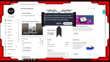You can now choose if you want to allow third-party companies to use your content to train AI models