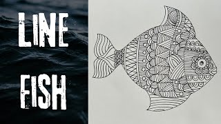 Seamless Pattern of Fish