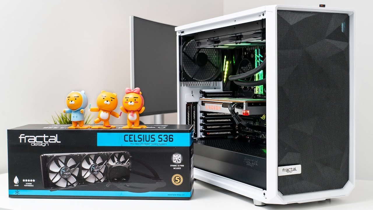 Fractal Design | 첫 일체형 수냉 쿨러 장착기 (Meshify S2, Celsius S36)