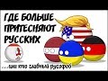 Где больше притесняют русских ...или кто главный русофоб ( Countryballs )