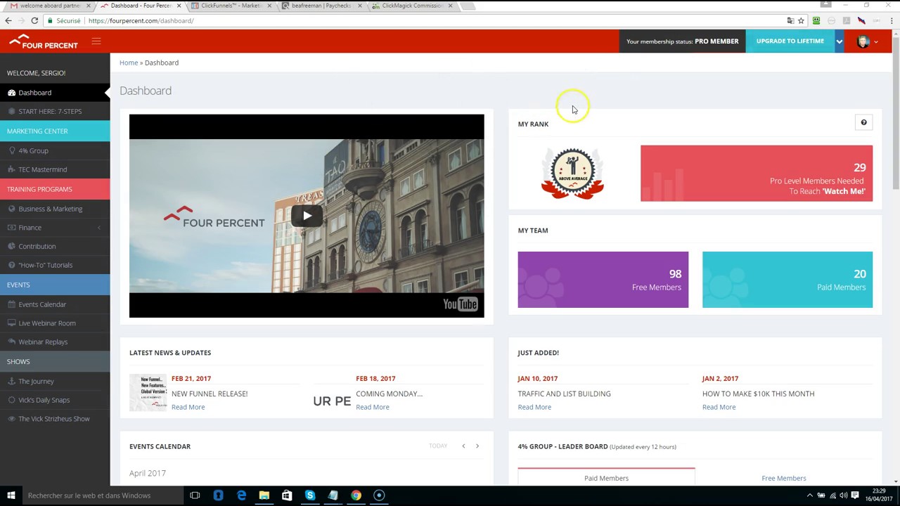 Four percent group Free or Pro member review