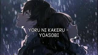 YOASOBI - YORU NI KAKERU (Eng/Rom/Indo lyrics)