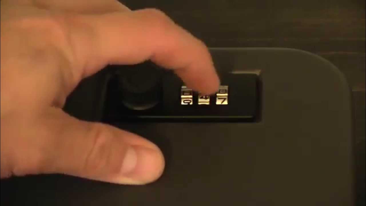 SnapSafe Combination Lockbox Instructions YouTube