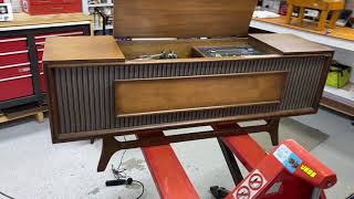 Restoring a GE Kubrick Stereo Console with Porta-Fi, Model 522g