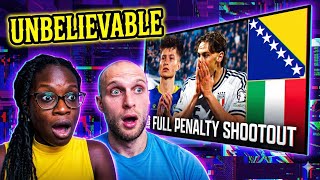 Bosnia vs Italy Penalty Shootout Left Us Stunned | 🇺🇸 & 🇱🇹 REACT