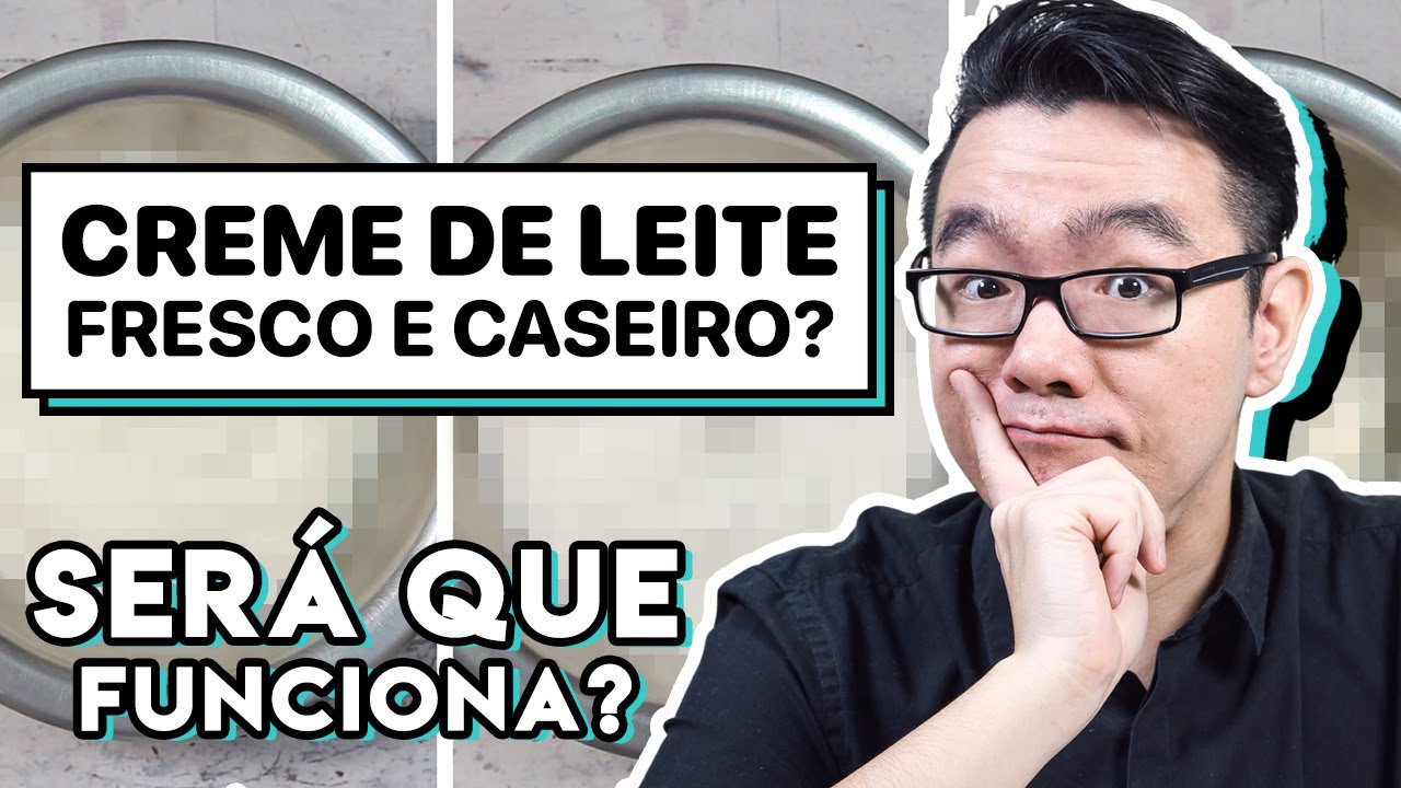 Creme de Leite FRESCO e CASEIRO: Dá para fazer em casa? Será que funciona?