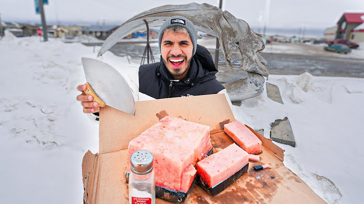 Trying STREET FOOD in ALASKA | I Ate RAW Whale