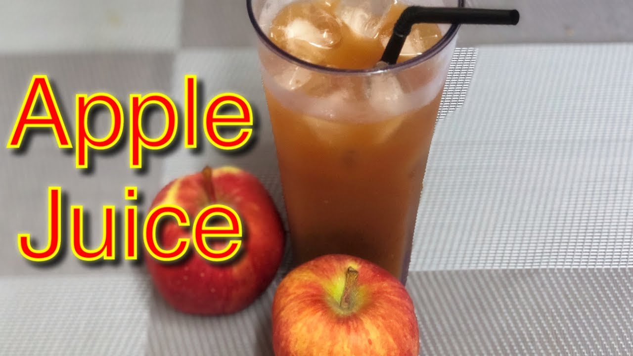APPLE JUICE 2 INGREDIENTS - YouTube