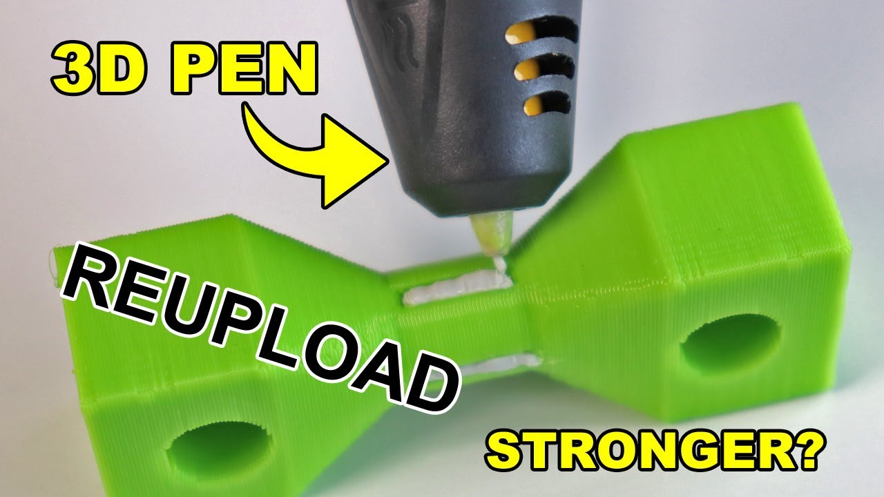 Stronger 3D printed objects by using 3D pen in groove along the Z axis