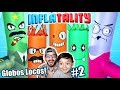 Luchas Locas de Globos | Inflatality Family Gaming | Juegos Karim Juega