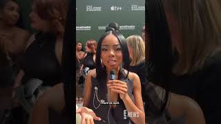 Skai Jackson Talks Motherhood And More At The Essence Black Women In Hollywood Awards.