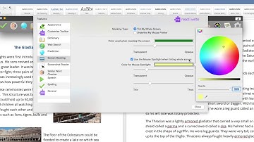 Read&Write for Mac Screen Masking