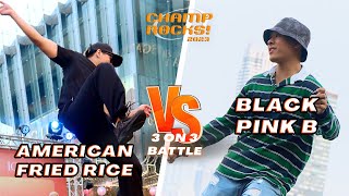 Top 8  3 On 3 Battle  American Fried Rice Vs Black Pink B  Chdan Rocks Bkk 2023 iconsiam