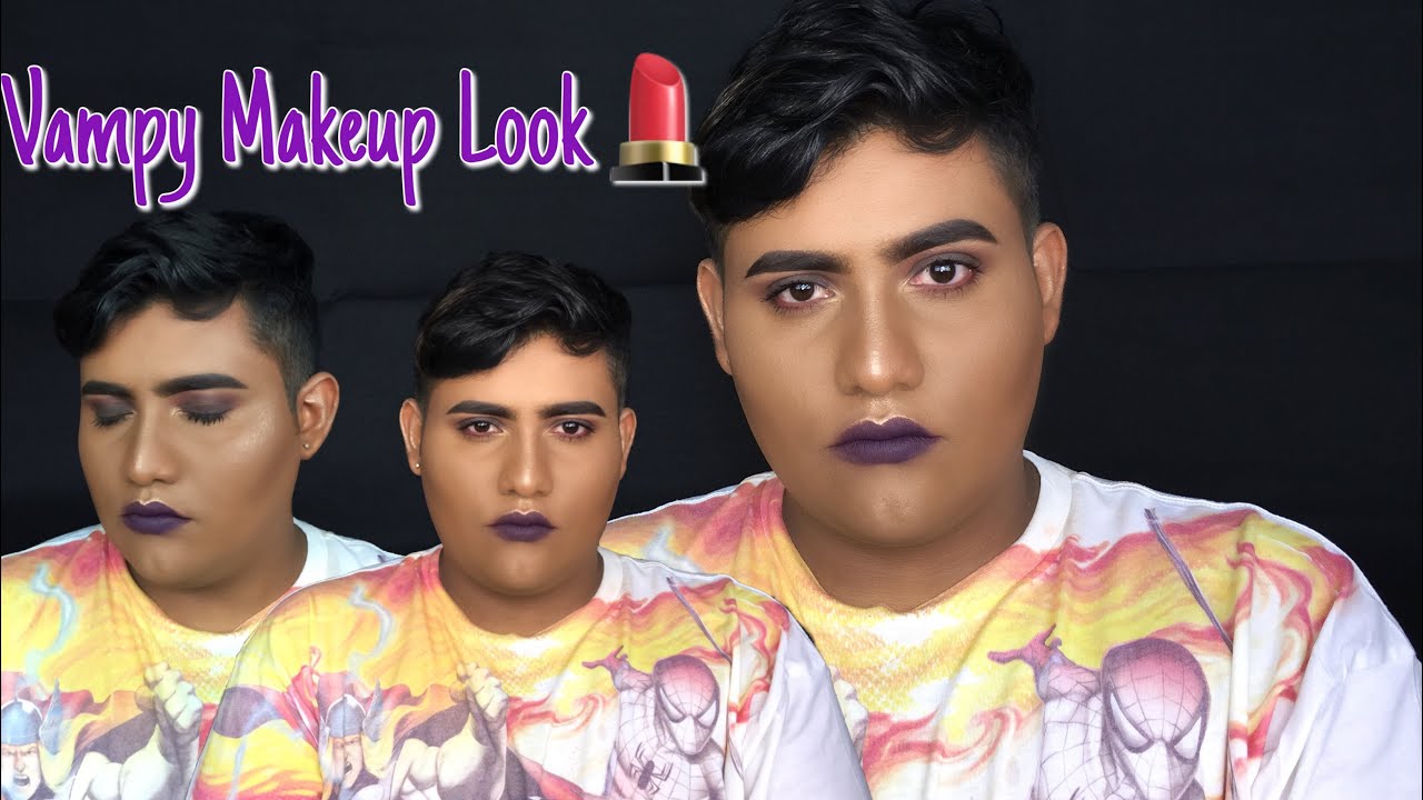 Dramatic Vampy Fall Makeup Tutorial/ Quick & Easy/ MinajRunBelize - YouTube