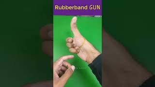 Rubberband Powered Gun #Shorts