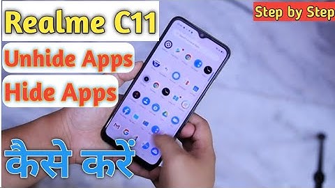 Realme C11 Apps Hide Kaise Karen || How to Hide & Unhide Apps In Realme C11