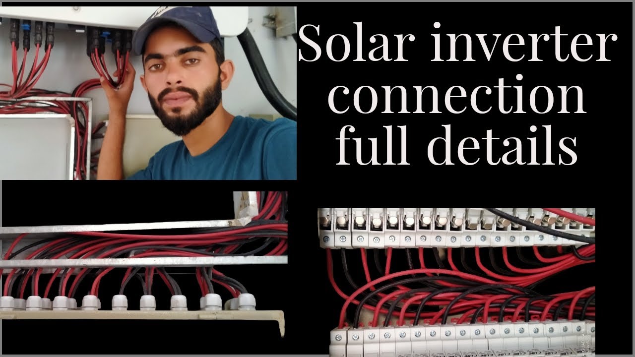 Solar inverter connection full details - YouTube