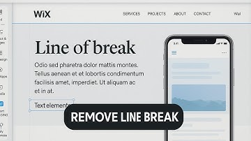 Remove Line Break On WIX Tutorial 2025