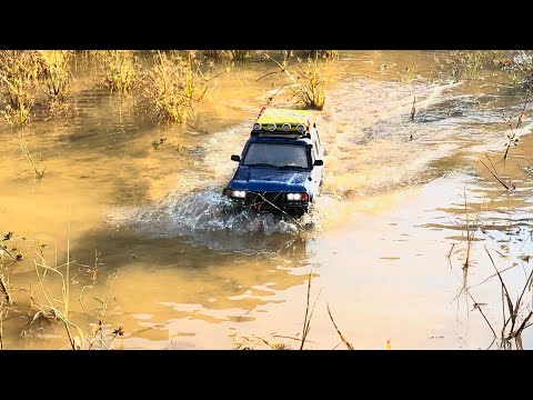 1/10 Scale RC : TOYOTA Land Cruiser 80(LC80) Offroad Driving(AXIAL SCX10 III) #20