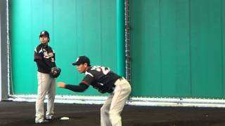 千葉ロッテマリーンズ　石垣島　キャンプ　２０１４／２／８　ブルペン４